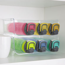 Smart Design 2-Pack Clear Stackable Bottle Organizer