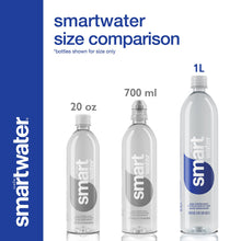 Botellas de agua destilada premium SmartWater Vapor, 1 L., paquete de 15.
