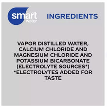 SmartWater Vapor Distilled Premium Water Bottles, 1 L., 15 pk.