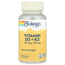 Solaray_VitaminD3_K2_60VegCaps - Brands For Less USA