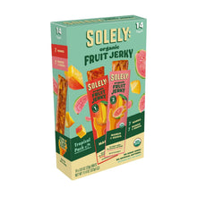Solely Organic Fruit Snack Jerky, Tropical Variety Pack, 0.8 oz, 14 pk.
