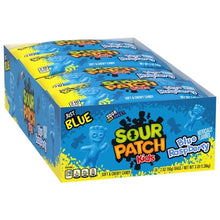 Sour Patch Kids Soft and Chewy Candy, Blue Raspberry, 2 oz, 24-count