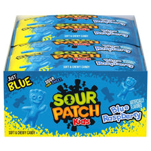 Sour Patch Kids Soft and Chewy Candy, Blue Raspberry, 2 oz, 24-count