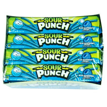 Sour Punch Straws, Blue Raspberry, 2 oz, 24-count
