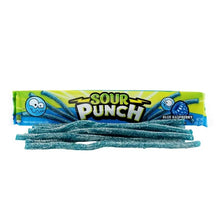 Sour Punch Straws, Blue Raspberry, 2 oz, 24-count