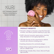 Spa Sciences NURI Facial Skincare and Mask Infuser, Rosa