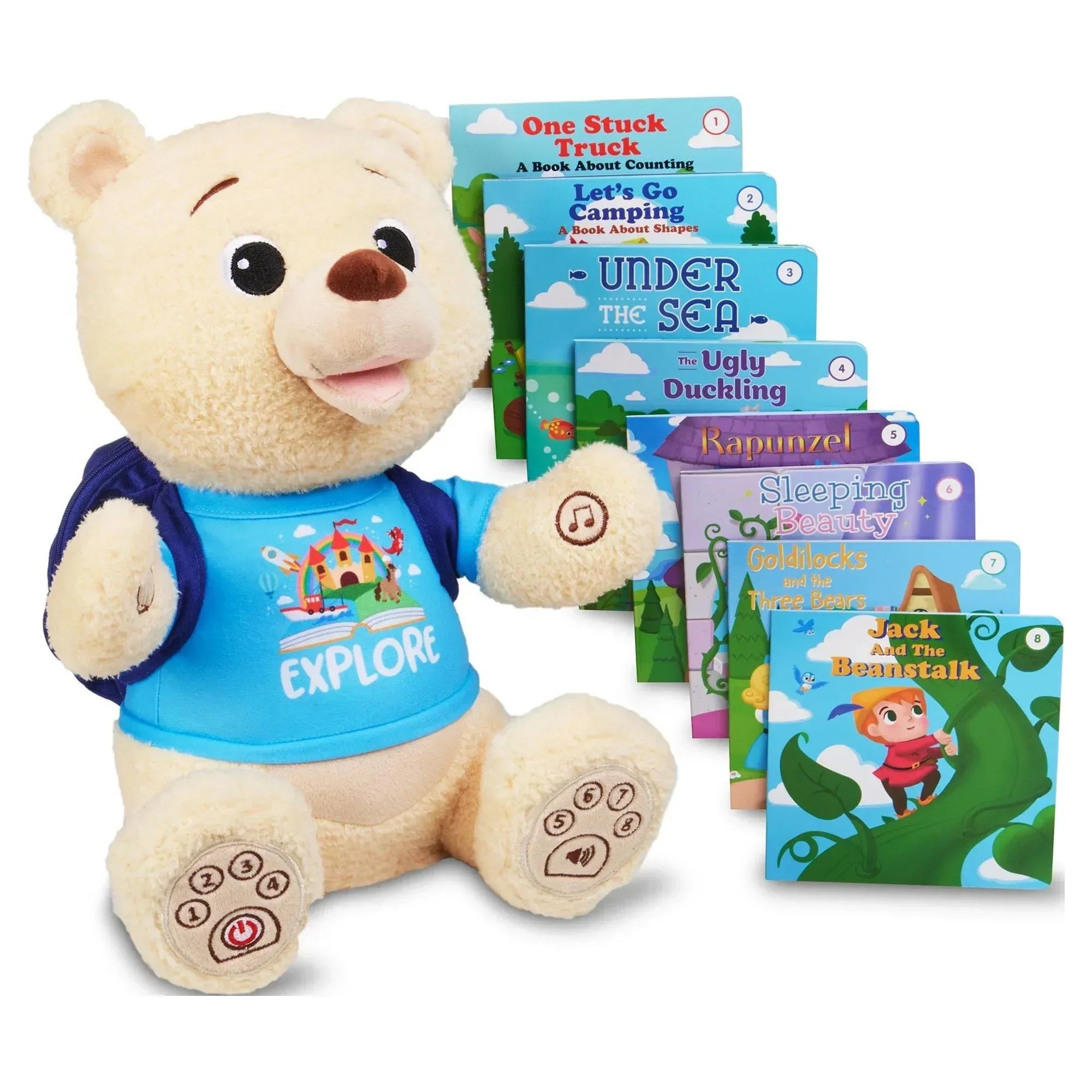 Spark Create Imagine Interactive Learning Bear, Recites 8 Stories, Sin ...