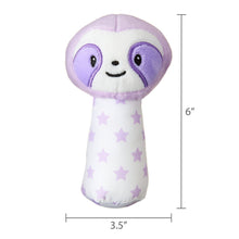 SparkCreateImaginePlushSlothHand-GripRattleToy_SoftBabyRattle_EasyGrasp_Ages0Months_24 - Brands For Less USA