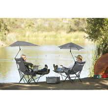 Sport-Brella_Grey_Camping_Chair_with_Clamp-On_Sun_Shade_5 - Brands For Less USA
