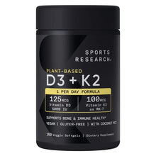Sports Research D3 + K2, 160 Veggie Softgels - Brands For Less USA