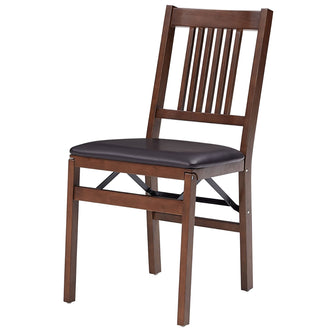 Stakmore Transitional Wood Folding Chair, 2 Pack