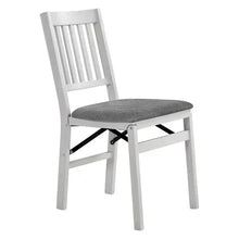 Stakmore Wood Upholstered Folding Chair, 2-pack - Brands For Less USA