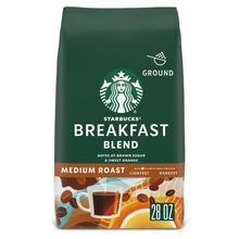 Starbucks Breakfast Blend, Ground Coffee, Medium Roast Hot or Iced Coffee, 28 oz - Brands For Less USA