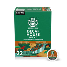 Starbucks Decaf House Blend, Hot or Iced Coffee, Medium Roast K-Cup Coffee Pods, 22 Count - Brands For Less USA