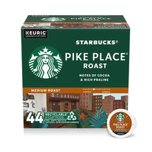 Starbucks Pike Place Roast, Hot or Iced Coffee, Medium Roast K-Cup Coffee Pods, 44 Count - Brands For Less USA