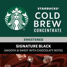 Starbucks Cold Brew Coffee Concentrates, Signature Black, 64 oz., 2 ct.