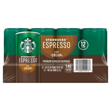 Starbucks Espresso, Espresso & Cream, 6.5 fl oz, 12-count - Brands For Less USA