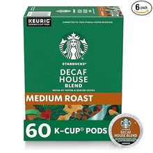 StarbucksK-CupCoffeePods_MediumRoastHotorIcedCoffee_DecafHouseBlend_60KeurigPods - Brands For Less USA