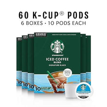StarbucksK-CupCoffeePods_MediumRoastIcedCoffeeBlend_SignatureBlackforKeurigBrewers_100_Arabica_6Boxes_60PodsTotal_1 - Brands For Less USA