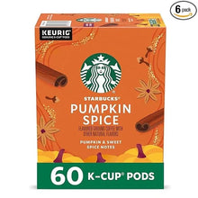 StarbucksK-CupCoffeePods_PumpkinSpiceNaturallyFlavoredCoffeeforKeurigBrewers_100_Arabica_LimitedEdition_6Boxes_60PodsTotal - Brands For Less USA