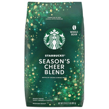 Starbucks Season's Cheer Blend Coffee, Medium Roast, Whole Bean, 2 lbs