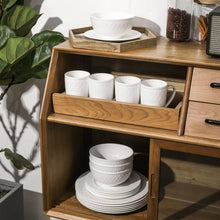Stone Lain Alexandria 32-piece Bone China Basket Embossed Round Dinnerware Set
