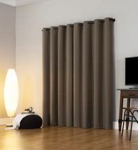 Sun Zero Pratt Tonal Texture Fleece Insulated 100% Blackout Window Curtains, 2-pack