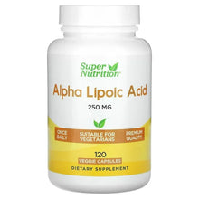 SuperNutrition_AlphaLipoicAcid_250mg_120VeggieCapsules - Brands For Less USA