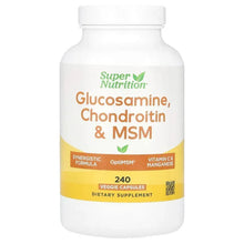 SuperNutrition_Glucosamine_Chondroitin_MSMwithPotassiumandVitaminC_240VeggieCapsules - Brands For Less USA