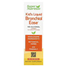 SuperNutrition_Kid_sLiquidBronchialEasewithLovageRoot_FreshYerbaSantaLeaf_LicoriceRoot_andMulleinLeaf_NoAlcohol_Cherry_1floz_30ml - Brands For Less USA