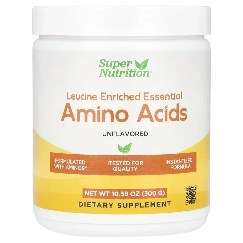 Super Nutrition, Leucine Enriched Essential Amino Acids with L-Leucine ...
