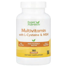 SuperNutrition_MultivitaminswithL-Cysteine_MSM_VitaminA_andBiotin_180Tablets - Brands For Less USA