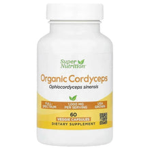 SuperNutrition_OrganicCordycepsMushroom_1g_60VeggieCapsules_0.5gperCapsule - Brands For Less USA