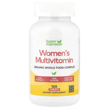 Super Nutrition, Organic Whole Food Women's Multivitamin with Vitamin A, Organic Amla Extract, Organic Sunflower Extract, and Organic Moringa Extract , 120 Tablets - Brands For Less USA
