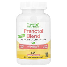 Super Nutrition, Prenatal Multivitamin with Super Greens, Spice Complex, Vitamin C, Choline and Folate, 240 Veggie Capsules - Brands For Less USA