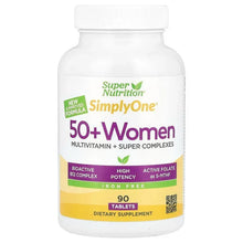 SuperNutrition_SimplyOne_50_WomenMultivitamin_SuperComplexeswithVitaminA_VitaminC_Minerals_andBotanicals_IronFree_90Tablets - Brands For Less USA