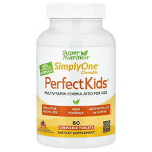 SuperNutrition_SimplyOne_PerfectKid_s_MultivitaminwithB12_Blueberry_Spices_VitaminA_andFolate_60ChewableTablets - Brands For Less USA