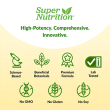 Super Nutrition, Women's Multivitamin with Super Herb & Flower Complex, a Super BlueGreen Complex, and a Super Spice Complex, Iron Free, 240 Veggie Capsules