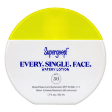 Loción acuosa Supergoop Every Single Face, FPS 50, 1.7 oz. 