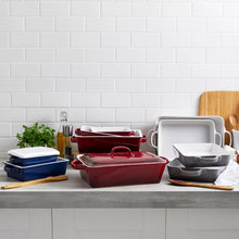 Sur_La_Table_Rectangular_Stoneware_Casserole_with_Lid_4_qt._BLUE_3 - Brands For Less USA