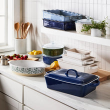 Sur_La_Table_Rectangular_Stoneware_Casserole_with_Lid_4_qt._BLUE_4 - Brands For Less USA
