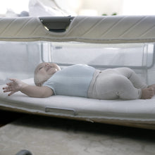 SwaddleMe by Ingenuity DreamSecure 2-in-1 Co-Sleeping Bassinet with AirLoom+ technology, Unisex - Cream