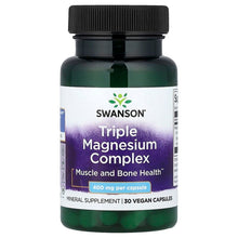 Swanson_TripleMagnesiumComplex_400mg_30VeganCapsules - Brands For Less USA