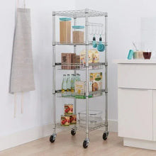 TRINITYEcoStorage5-TierNSFRackWSlidingPull-OutBaskets_Wheels2 - Brands For Less USA