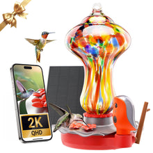 TTNatureSmartGlassHummingbirdFeederwithCamera_2KHDVideoSolarPowered_AIBirdIdentification_AntMoat_WaterMonitor_IdealGift10 - Brands For Less USA
