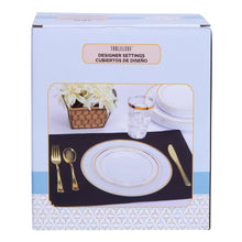 Cubiertos desechables de plástico color dorado Tableluxe Premium, 180 unidades. 