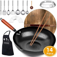 Taimasi-Carbon-Steel-Wok-Pan-14-Piece-Woks-Stir-Fry-Pans-Set-Wooden-Lid-Cookwares-Non-Stick-Flat_1550_1 - Brands For Less USA