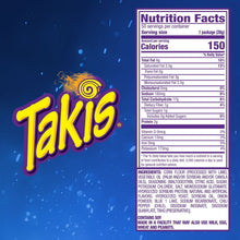 Takis Blue Heat Rolled Tortilla Chips, 1 oz., 50 pk.