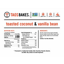 Taos Bakes Mini Snack Bars, Vanilla Almond & Coconut, 0.7 oz., 26 ct.