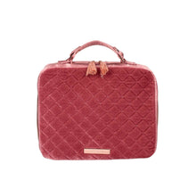 Tartan + Twine Deluxe Weekender Case, Pink Velvet - 6 Piece Set